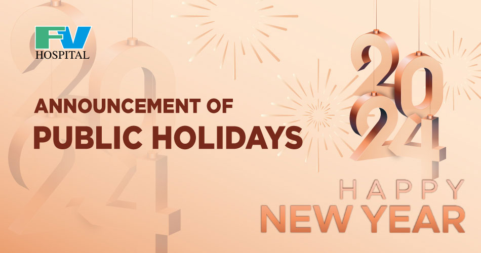 Announcement of Public Holidays New Year 2024 FV Magazine