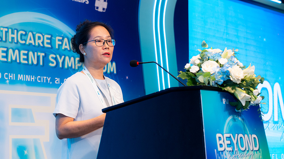 Ms Pham Thi Thanh Mai emphasised the role of facility managers in healthcare institutions.