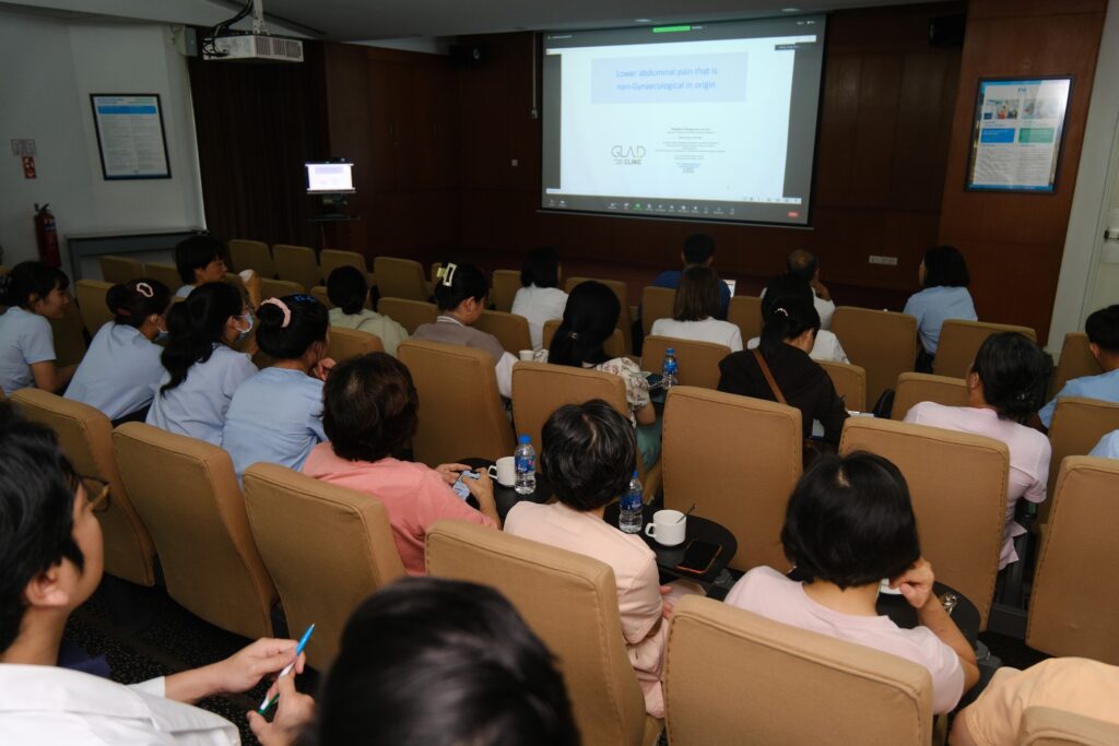 The training session on the topic "Lower abdominal pain that is non-gynaecological in origin" attracted the participation of 80 FV Hospital staff members.