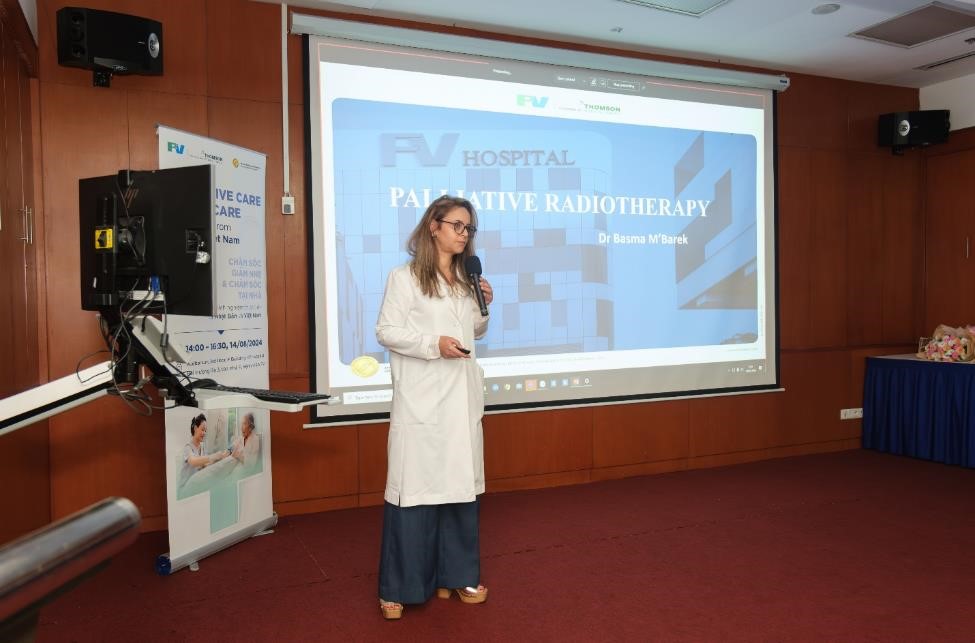 Dr Basma M’Barek emphasised that improving the quality of life in the end stages of cancer should be a top priority.