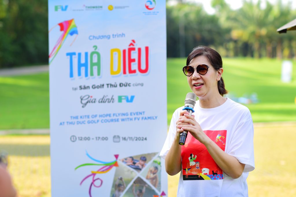 Ms Le Lan Khanh shared her heartfelt sentiments as the event was warmly embraced by the FV Family.