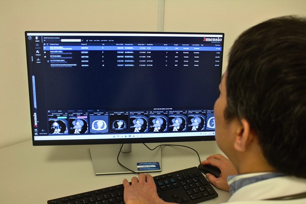 FV is the first hospital in the South to implement the 3mensio Structural Heart software for calculating cardiovascular intervention plans.