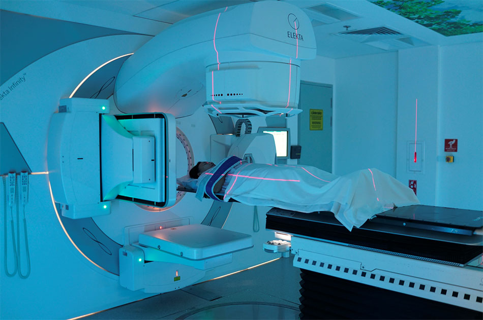 Elekta Infinity Digital Radiotherapy Machine at Hy Vong Cancer Care Centre.