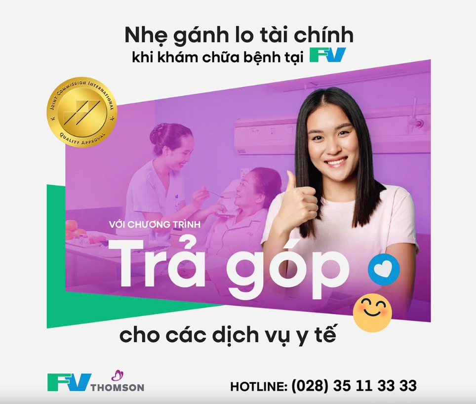 Việc áp dụng chương trình trả góp giúp giảm nhẹ nỗi lo tài chính cho bệnh nhân